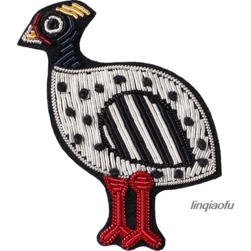 African series of creative hand-embroidered pin fixed, clothes brooch anti-light buckle neckline badge