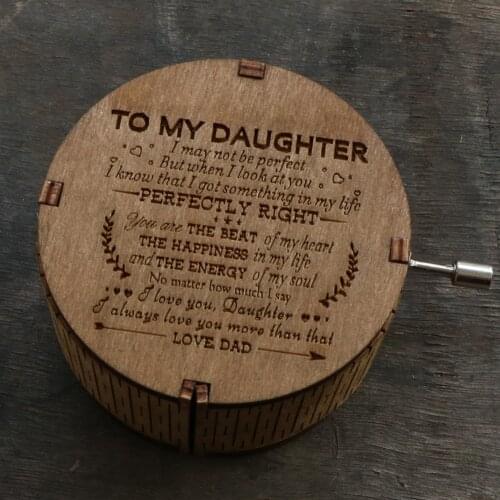 Antique Cylindrical Music Box Carved Wooden Hand-Cranked Music Box Birthday Gift Christmas Gift New Year Gift Home Decorations