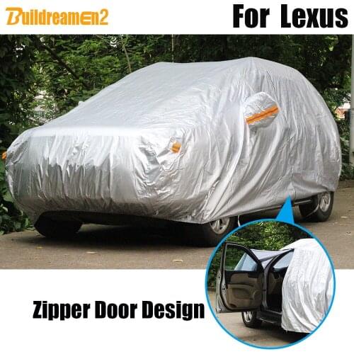 Buildreamen2 Outdoor Car Cover Sun Rain Snow Protection Cover Waterproof For Lexus CT200h IS200 HS250h IS500 IS350 IS300 IS220