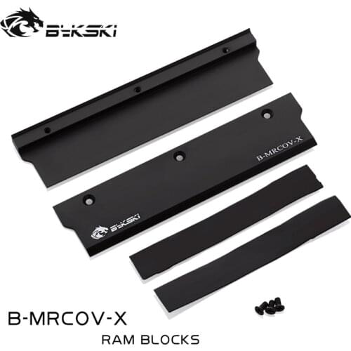 Bykski PC Ram memory sink cover Heatsink Clip Black Heat Sink armor water cooler gadget B-MRCOV-X