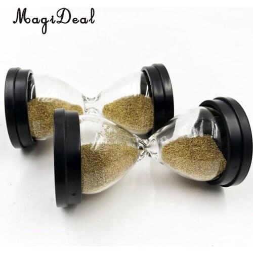 MagiDeal 30 Seconds Clear Sand Timer Hourglass Clock Kitchen Cooking Eggs Yoga Kids Games -Gold Sands