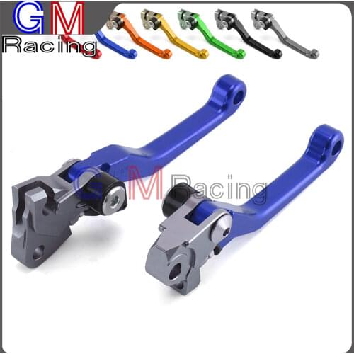 Motorcycle CNC Billet Pivot Foldable Brake Clutch Levers For YAMAHA YZ250F YZ250X YZF250 YZ426F YZ450F YZ125 YZ250 2015-2017