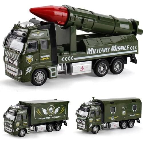 Children Alloy Pull Back Engineering Vehicle Military Truck Car Model Toy Gift Kids Educational Toys for Children Gift