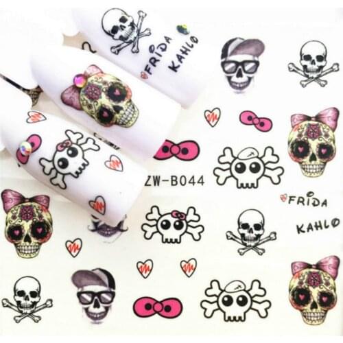 LOLEDE Skull of a Girls Heart Nail Gel Nail Polish Nails Art Poly Nail Gel UV Off White Fashion Charm Nail accessories 1020