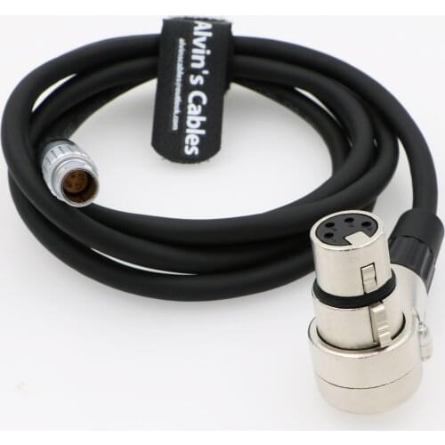 Alvins Cables Tilta Armor Man 4 Pin to XLR 4 Pin Male Power Cable for Black Magic Ursa