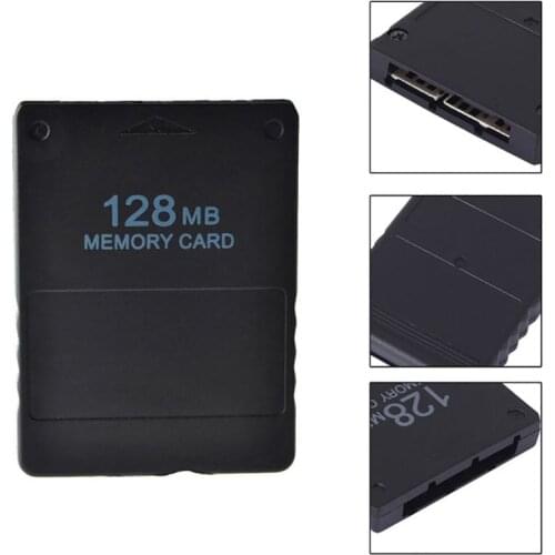Black 8/16/32/64/128MB Memory Card Game Save Saver Data Stick Module for Sony PS2 PS for Playstation 2