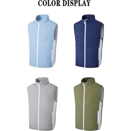 Summer Outdoor Cooling Hiking Vest Quick Cooling Unisex Vest USB Fan Fishing Cycling Vest Air Conditioning Work