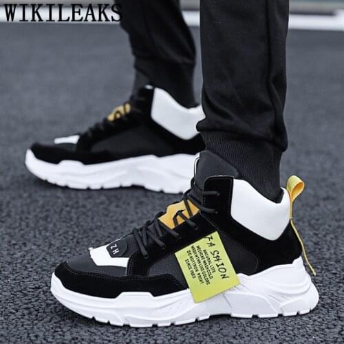 Hip Hop Shoes Ankle Boots Men Moccasins Men High Top Sneakers Fashion Shoes 2020 Designer Shoes Men High Quality Bota Masculina