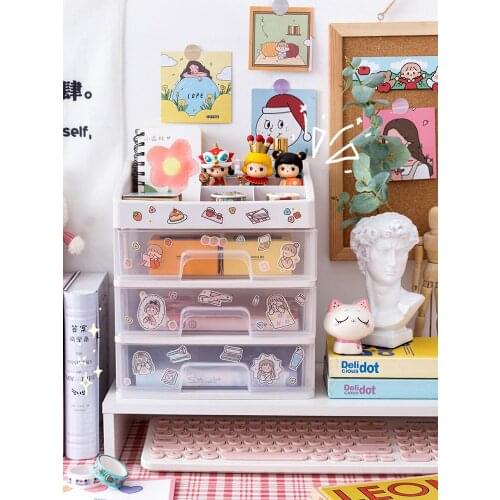 Desk storage box students' school practical supplies dormitory girls' home small department stores good gifts small crowd