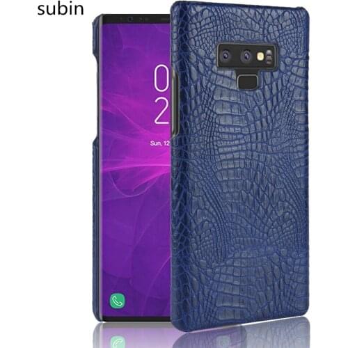 Subin Leather Crocodile Pattern New arrival for Samsung galaxy Note 9 Note9 Case Retro Luxury Crocodile Skin Cover Phone Case