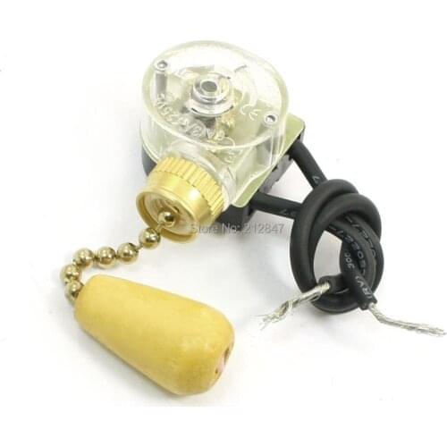 Lighting Ceiling Fan Light Switches w Pull Chain 3A 250VAC 6A 125VAC