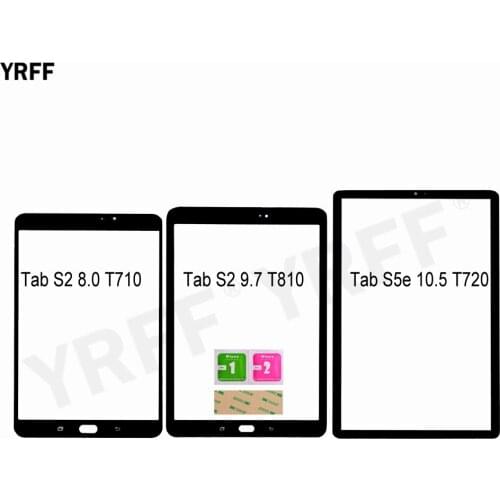For Samsung Galaxy Tab S5e T720 T725/ S2 T810 T710 (No LCD Touch Screen) Front Glass Screen Panel Assembly Parts