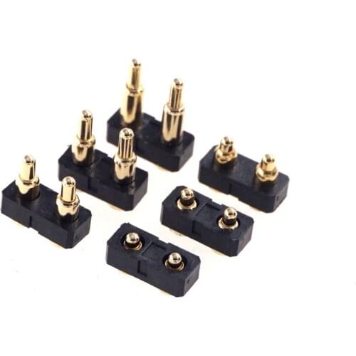 5 pcs SMD Spring-Loaded Pogo Pin connector 2 Pin 3.0mm Pitch Battery Contact SMT 7.5mm Height Modular Header pins Power Charge