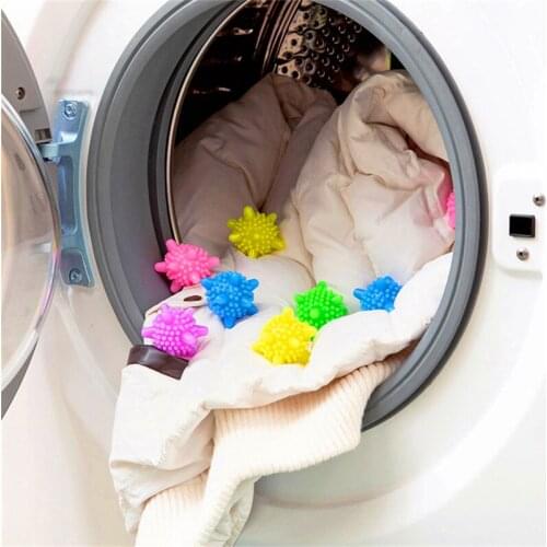 Yooap 6-PCS Eco Friendly Wash Laundry Ball Decontamination Anti-Winding Softener Wrinkle Releasing Solid Reusable Dryer Balls