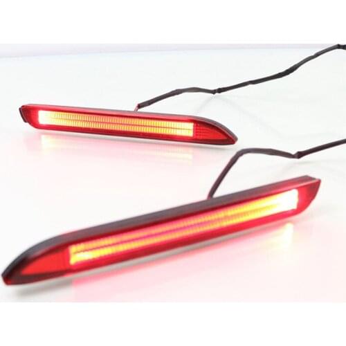 LED Car Rear Bumper Reflector Tail Brake Light Bar For Toyota Camry Reiz WISH SIENNA Innova Lexus ISF GX470 RX300 5630 Matrix