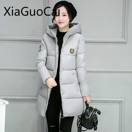 Женские парки с капюшоном XiaGuoCai China At AliExpress