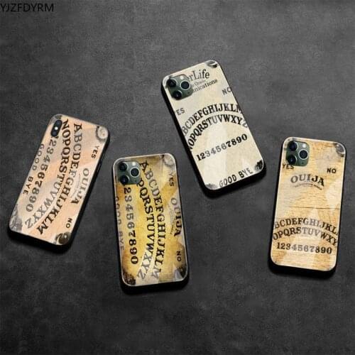 YJZFDYRM The Ouija Board In My Story Soft Phone Cover Tempered Glass For iPhone 11 Pro XR XS MAX 8 X 7 6S 6 Plus SE 2020 case
