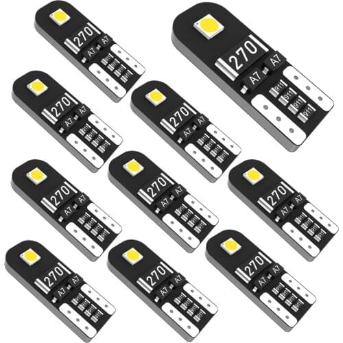 10x No Error T10 LED W5W Bulb Car Trunk Parking Wedge Light For Volkswagen VW Polo Passat b5 b6 CC Golf 4 5 6 7 Jetta mk6 tiguan