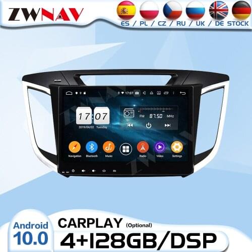 2 Din Android Radio Receiver For Hyundai CRETA IX25 2014 2015 2016 2017 2018 2019 Audio Stereo Video Player GPS Multimedia Unit