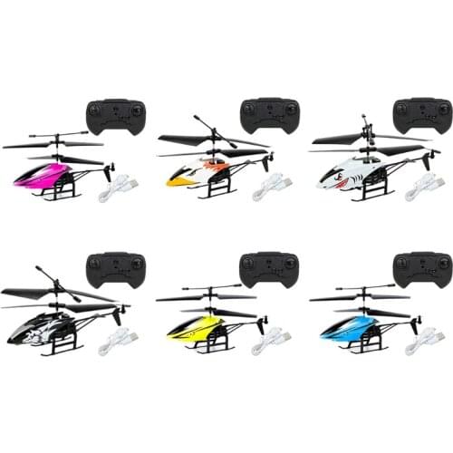 HX5D 2 Channel Mini USB RC Helicopter Remote Control Aircraft Drone Model with Light