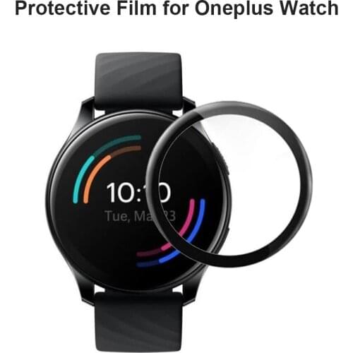 2x 3D Curved Screen Film Scratch Resistance Smart Watch Protective Cover for Oneplus Watch Display Screen Protector Guard