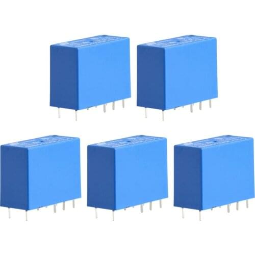5Pcs/Set SMIH-12VDC-SL-C Relays 12V 16A 250V 8 Pin One Conversion