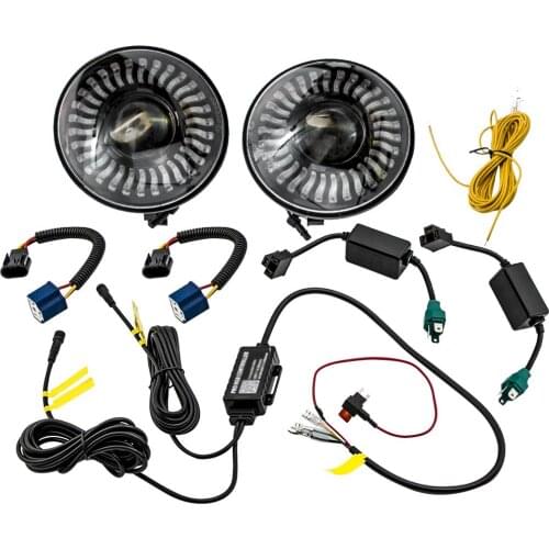 7inch RGB Halo LED DRL Headlight Headlamp For Jeep Wrangler JK LJ TJ for Hummer H2 2003-2009