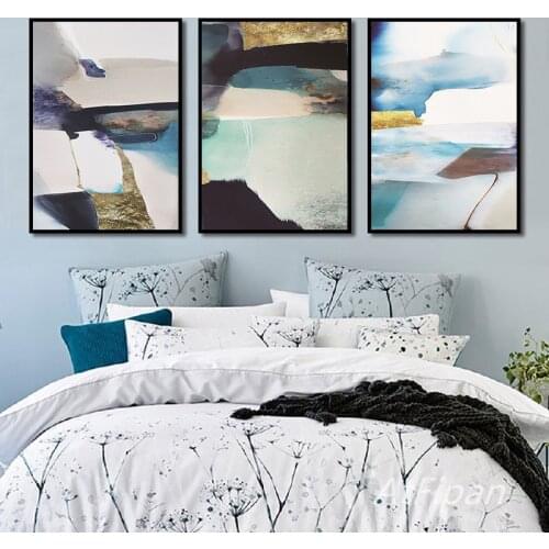 Abstract Nordic Geometric Poster Graffiti Color Blocks Wall Art For Living Room Bedroom Background Wall Decorative Painting