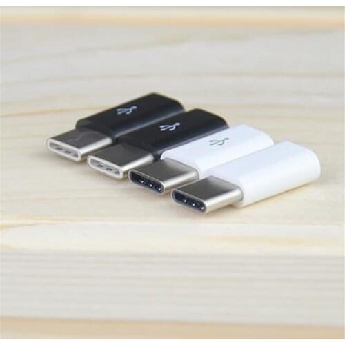 Charging Adapter Micro USB Female To Type C Male Adapter Converter Micro-B To USB-C Connector 2.3cmx15cm