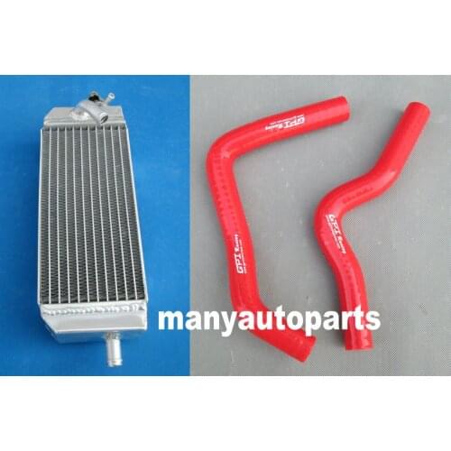 Aluminum radiator and hose for Suzuki RM85 RM 85 2002-2009 2003 2004 2005 2006 2007
