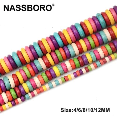 4mm 6mm 8mm 10mm 12mm Colorful Natural Stone Beads Loose Spacer Beads For Jewelry Making Spacers DIY Jewellry Accessories
