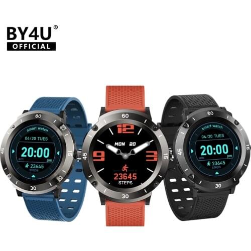 BY4U S6 Pro Sport Smart Watch Men women GPS HD Full Touch Smartwatch Heart Rate Sleep Monitor Bluetooth Connect Android Clock