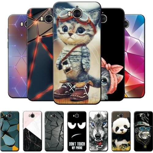 For Huawei Y5 2017 Case Y6 2017 Protective Case For Huawei Y6 2017 Cool Cat Silicone Cover Case For Huawei Y5 Y6 2017 Back Cover