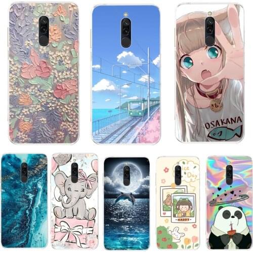 Case For Xiaomi Redmi 8 Case Silicone Soft Back Cover For Xiaomi Redmi 8 Cover Redmi8 Phone Case Funda Coque