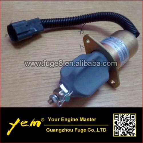 Engine Solenoid Valve 1751ES-12A3UC12BS 12V For Yanmar 4TNE94 Engine