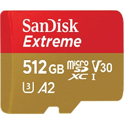 SanDisk Extreme Micro SD Card A2 64GB 128GB 256GB 512GB U3 V30 160MB/S Class10 Flash Memory Card