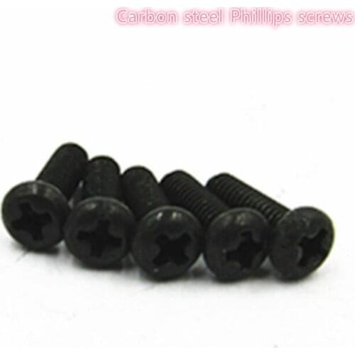 M2.6/3/4 black carbon steel cross pan head screw combination 400PCS/box