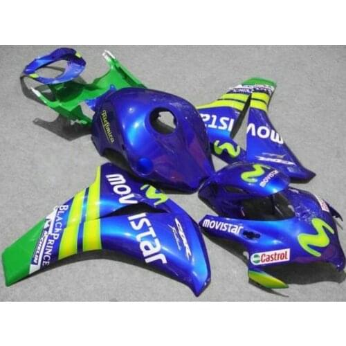 Dor-Injection ABS Plastic Motorcycle Bodywork Fairing Kit green blue For CBR1000RR 2008 2009 2010 2011 CBR 1000 CBR1000