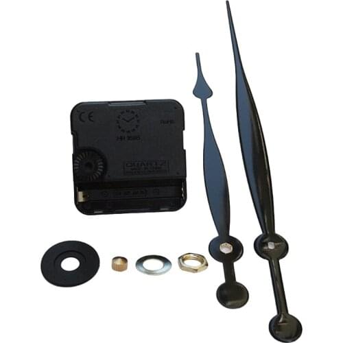 High Torque Quartz Clock Movement Replacement Parts Kit with Long Spade Hands