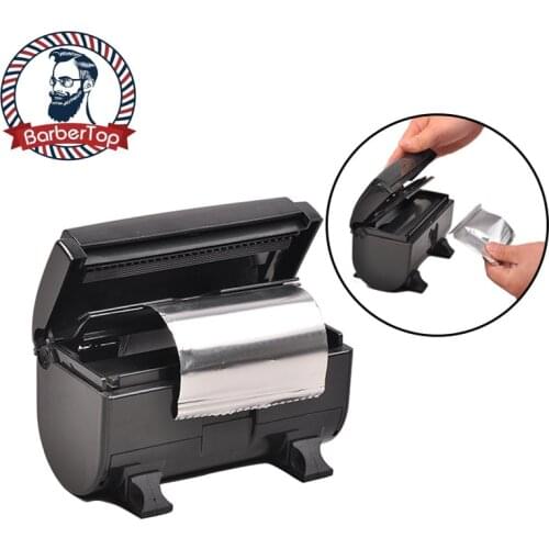 Hairdressing TinFoil Cutter Nail Art TinFoil Storage Box Automatic CuttingCtorage Box Tin Foil Cutter