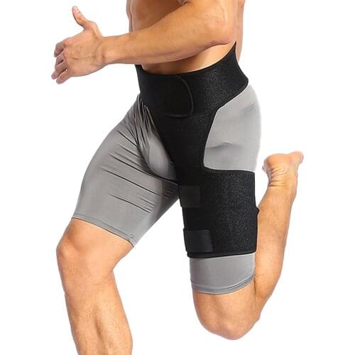 Medical Groin Support For Joint Pain Pulled Groin Sciatic Nerve Pain Hip Thigh Injury Recovery Rehab Adjustable Compression Wrap