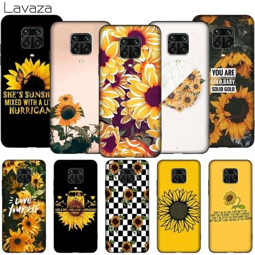 Lavaza K132 Sunflower TPU Soft Case for Redmi Note 5 6 6A 7 7A 8 8T 8A 9 9A 9C 9S K20 K30 Poco X2 Pro Max