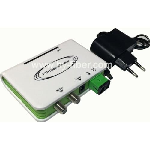 CATV Optical Node Mini FTTH Receiver CATV Fiber Optical WDM Converter With Two RF Port OR23