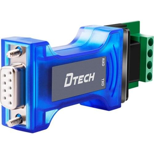Dtech Passive RS232 RS485 Communication Converter Passive RS232 to RS485 Converter