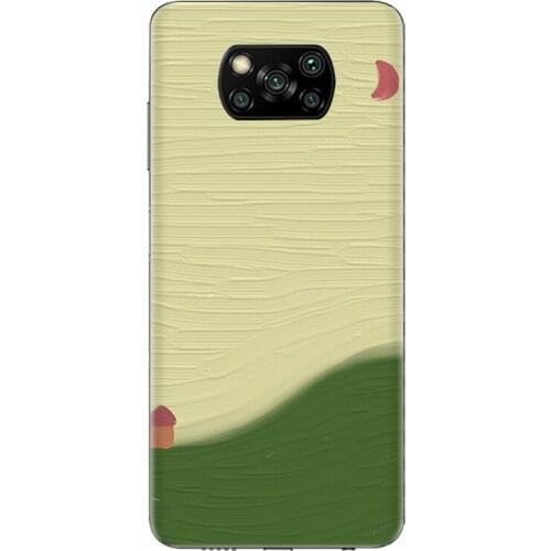 Ink Painting 3M Films for POCO X3 NFC Cases Decal Skin Film for Xiaomi Poco X3 Pro Covers Protector Anti-scratch Durable Sticker