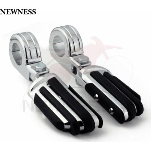 Motorcycle 32mm highway Crash Bar Footrest Pedal Foot Pegs Footpegs for Harley Honda GL1800 1500