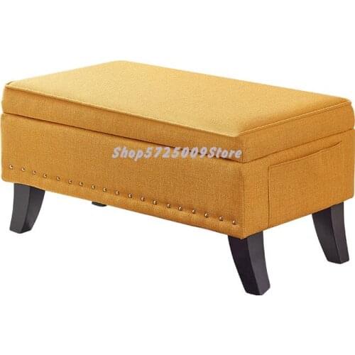 Clothing Store Can Take A Rest Rectangular Shoes Changing Stool Sofa Stool Household Door Storage Stool Fitting Room Stool