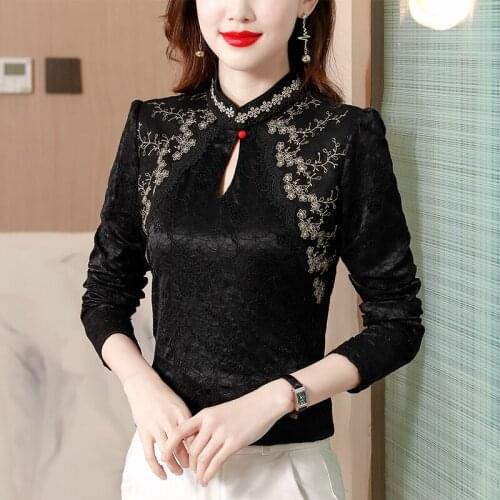 SunnyYeah Blouses With Embroidery