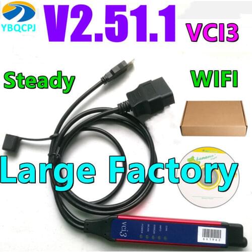 V2.48.3 VCI3 Large Cable Quality A+ VCI3 Scanner WIFI for Scania Wireless Truck Diagnosis 2.48 instead VCI2 VCI1