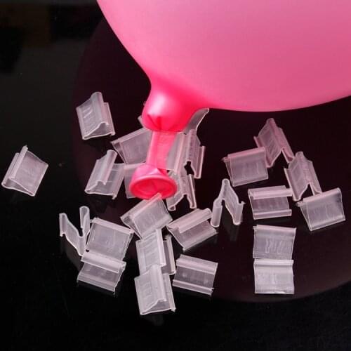100pcs Wedding Birthday Party Decoration Balloons Accessory Event Party Supplies Clear Balloons Clip Helium Balloon Clip